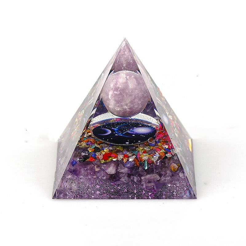 Crystal zodiac pyramid-1.4(Pick on live)