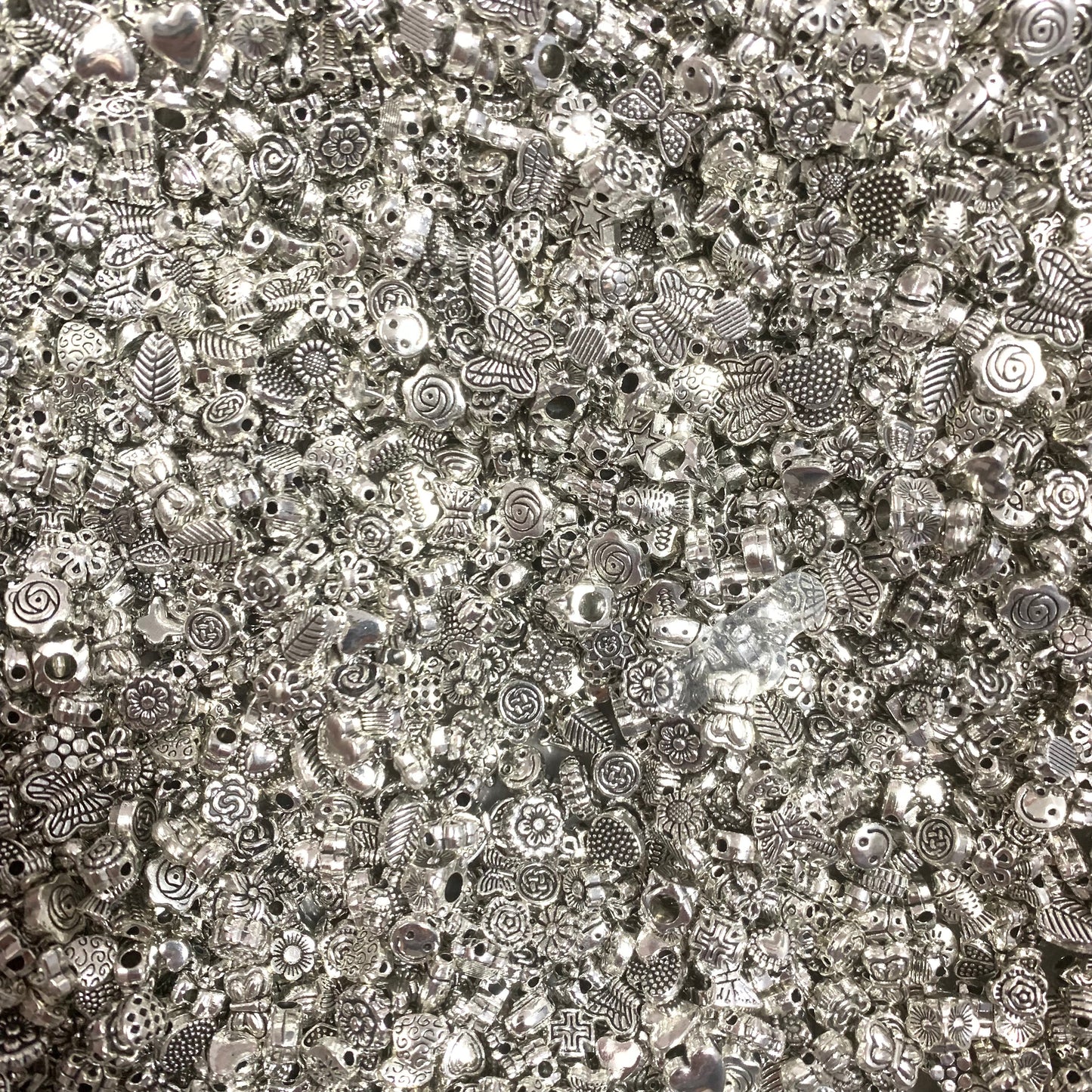 Silver Spacer Beads-D1 -01