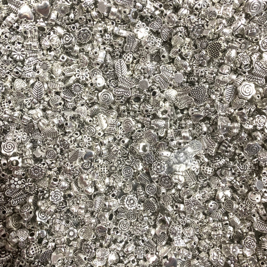 Silver Spacer Beads-D1 -01