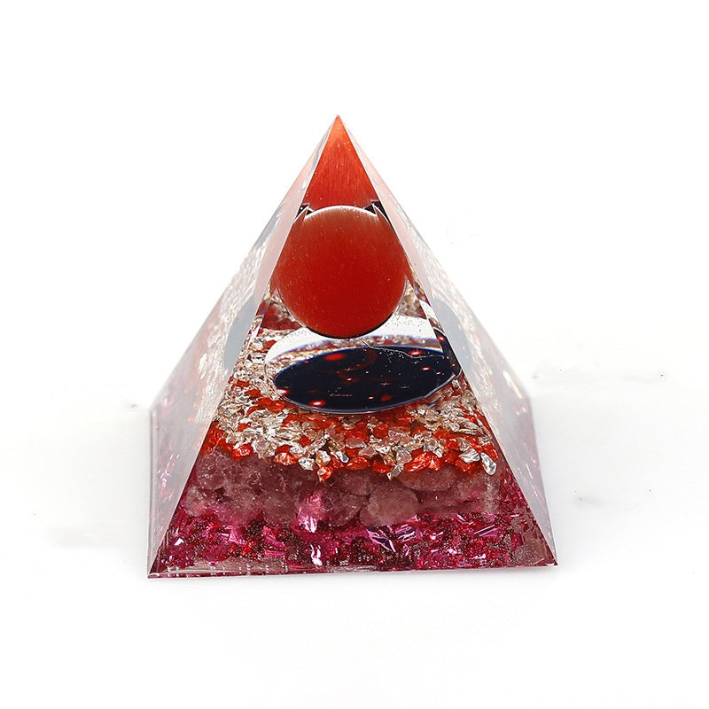 Crystal zodiac pyramid-1.4(Pick on live)