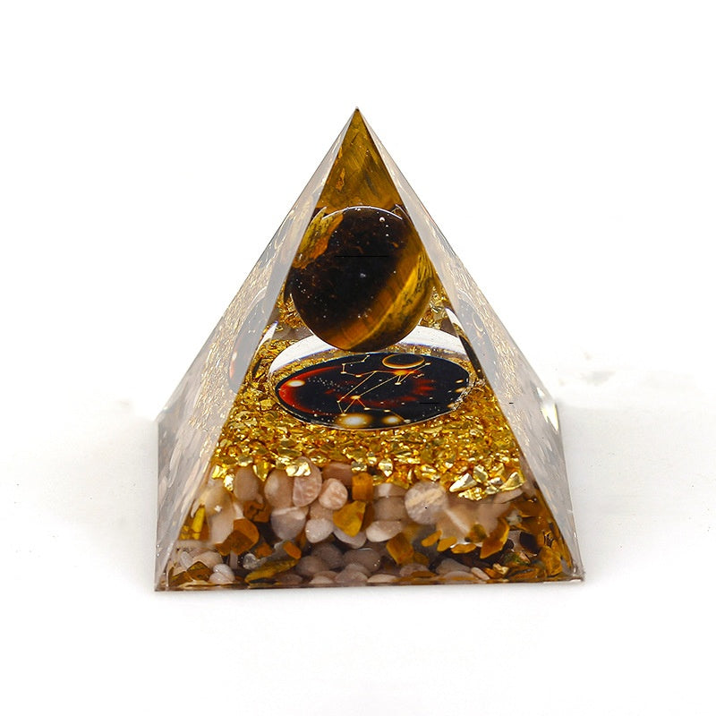 Crystal zodiac pyramid-1.4(Pick on live)